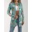 Plus Size, Plus Size Women's Oversized Cardigan Coat - Soft Machine-Washable Long Sleeve Sweater Jacket, Loose Fit Winter Warm Blazer for Casual & Office Wear, Cozy Fall Winter Clothing (No Collar, Button-Free) - Plus Size Friendly