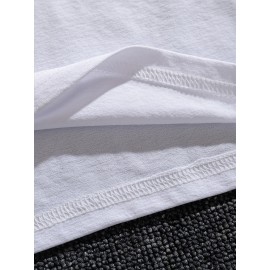 Women'S Plus Size Opa Claus Christmas Greek-Themed Santa Hat & Tree Graphic T-Shirt - Short Sleeve Casual Round Neck Holiday Party Top with Greek Lettering, All-Season Fit for Greek Orthodox Christmas Celebrations & Casual Attire - Festive Red & Gre