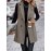 Women'S Herringbone Pattern Double-Breasted Lapel Vest Suit Jacket - Sleeveless H-Line Silhouette with Structured Lapel Collar, Beltless Waist & Knee-Length Design for Spring Summer Fall, Casual to Semi-Formal Outfits - Versatile Outerwear for Jeans to Dresses (No Belt Included)
